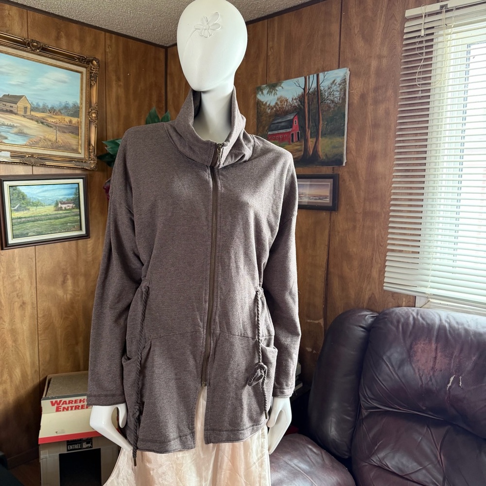 Manduka Organic Cotton Workout Zip Up